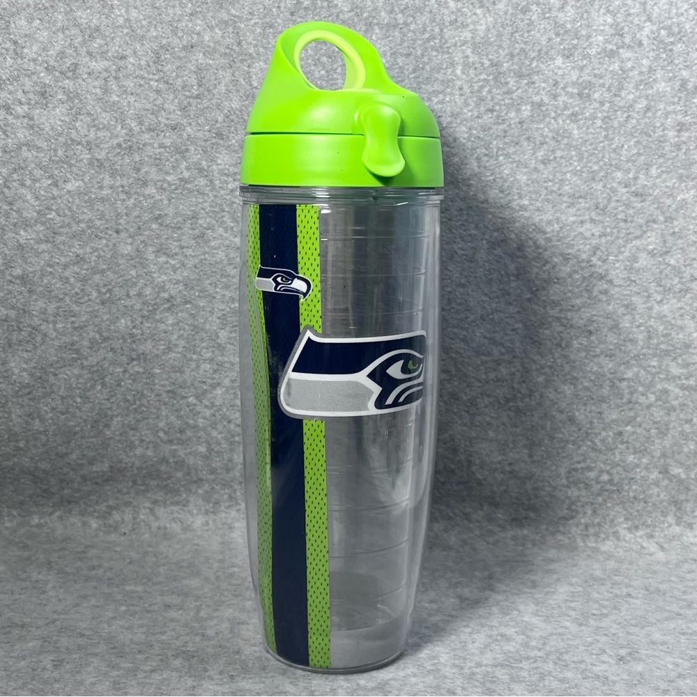 Tervis Seattle Seahawks 24oz Water Bottle Tumbler NFL Flip Lid with‎ Loop